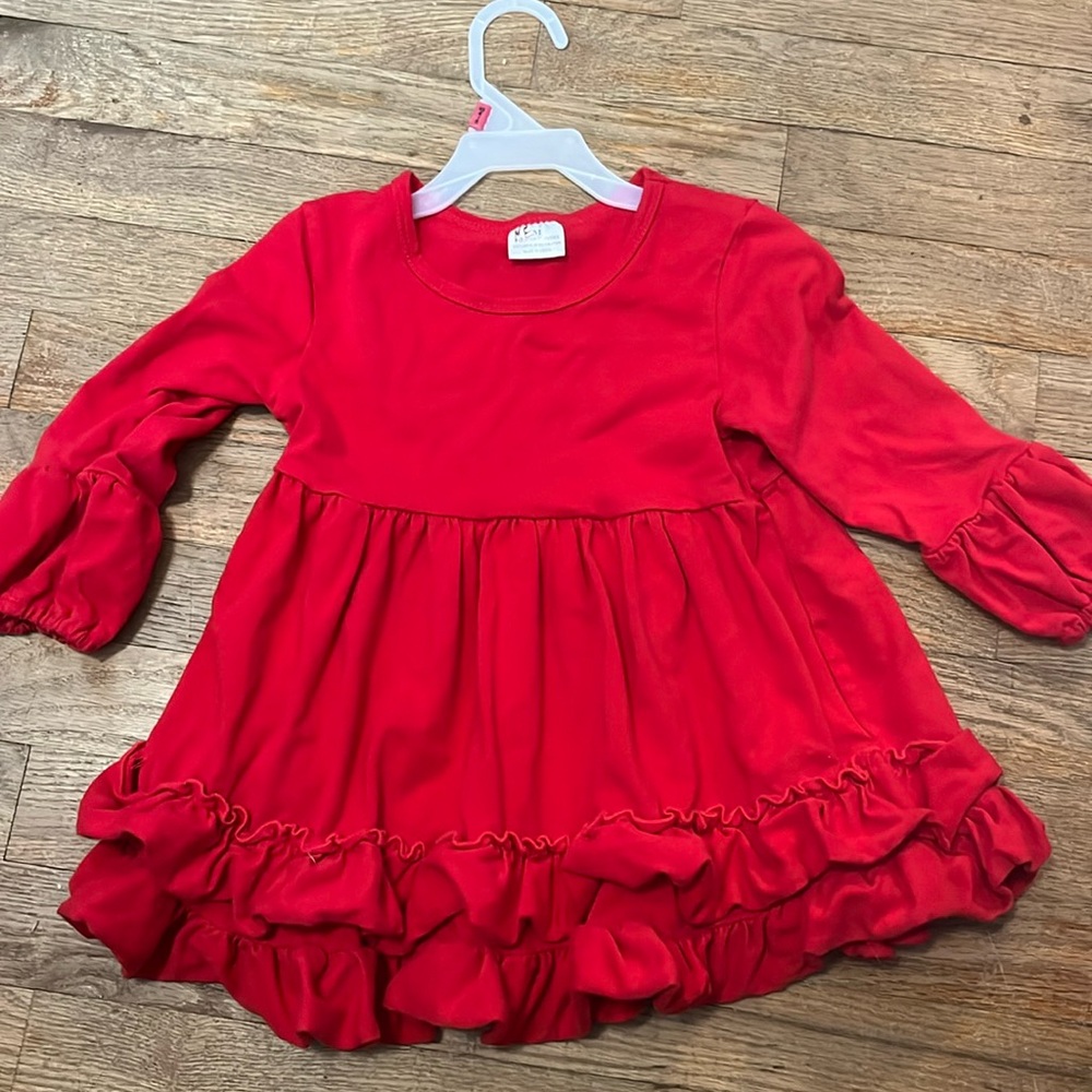 Red Boutique Toddler Girl Dress